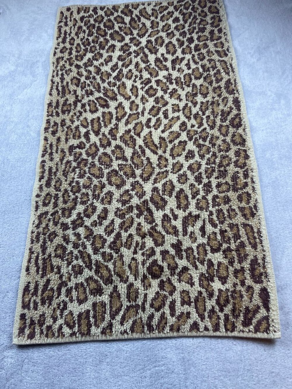 Vintage Ralph Lauren Hand Towel Leopard Print (100% Cotton)